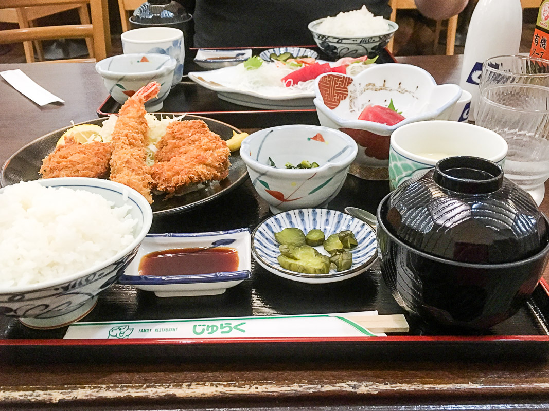 First meal in Japan First meal in Japan